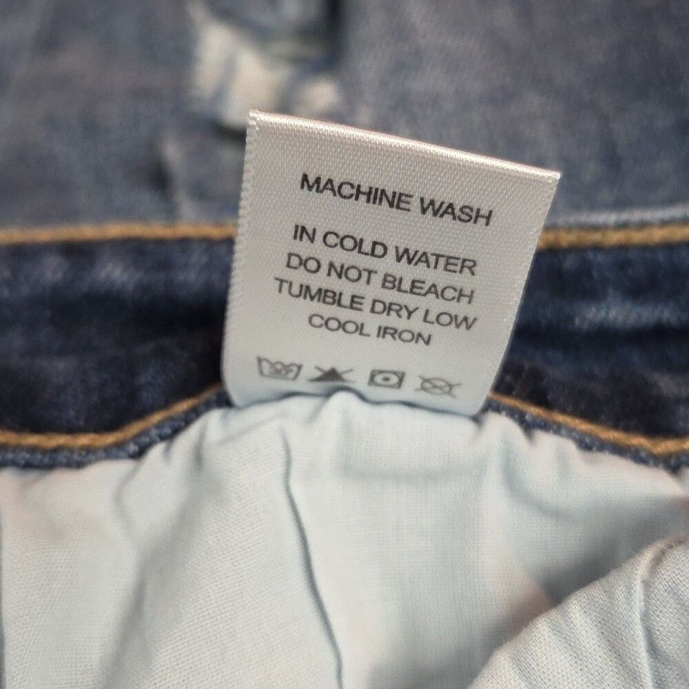 Judy Blue Jeans Women's 7/28 Blue Boyfriend Fit Ripped Distressed Splattered EUC - Picture 9 of 9